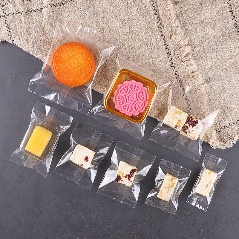 机封袋饼干袋透明包装袋蛋黄酥烘培袋100个糖果袋月饼包装袋 烘焙