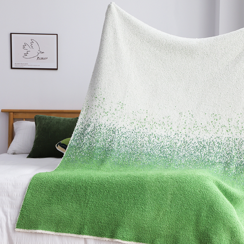 渐变星空艺术g沙发毯客厅用卧室床尾毯盖毯办公室午睡毯午休毯毛