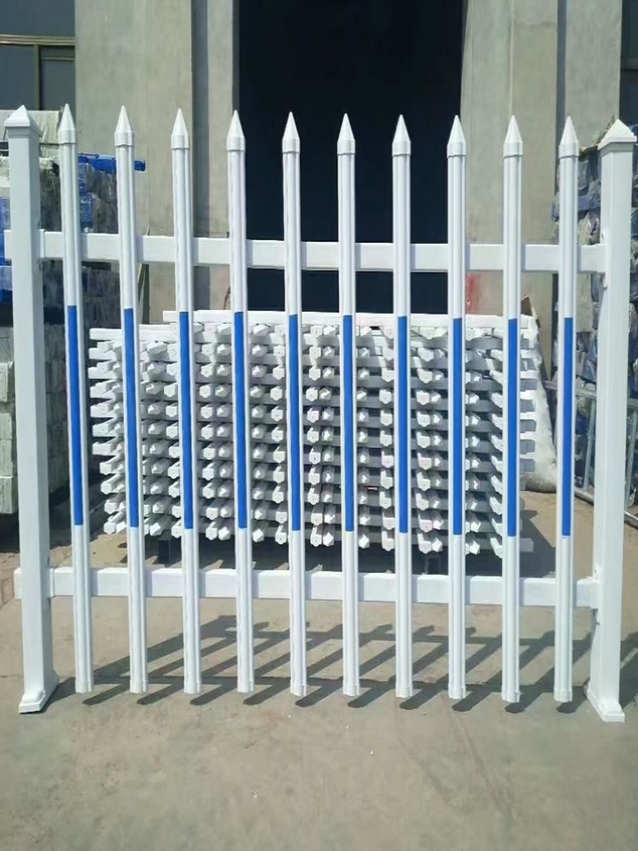 浙江pvc塑钢护栏围墙电力变压器围栏 庭院户外草坪隔离篱笆栅栏杆