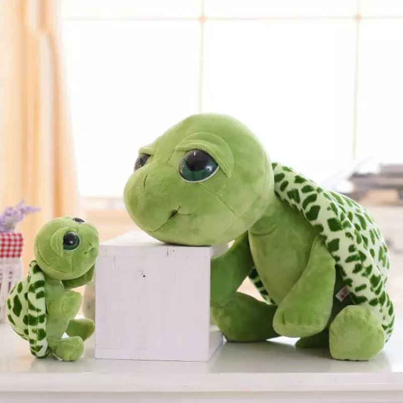 毛绒玩具乌龟玩偶可爱大眼海龟公仔抱枕送儿童女生男生生日礼物