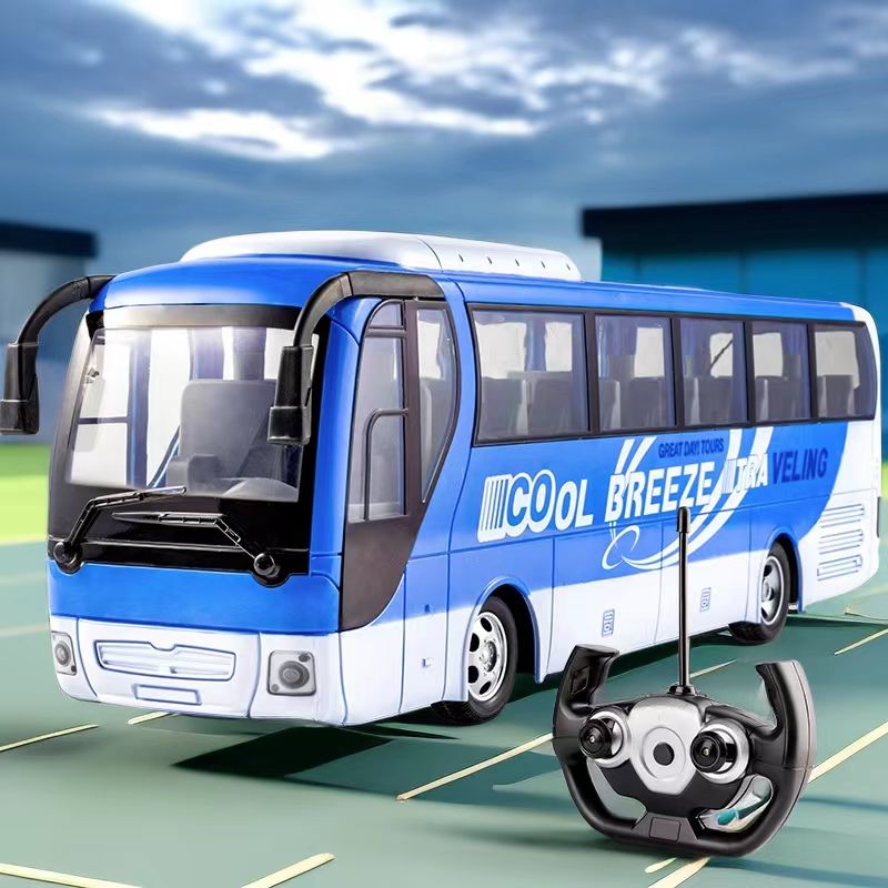 遥控大号巴士无线手柄双层公交车可充电仿真电动汽车儿童男孩玩具