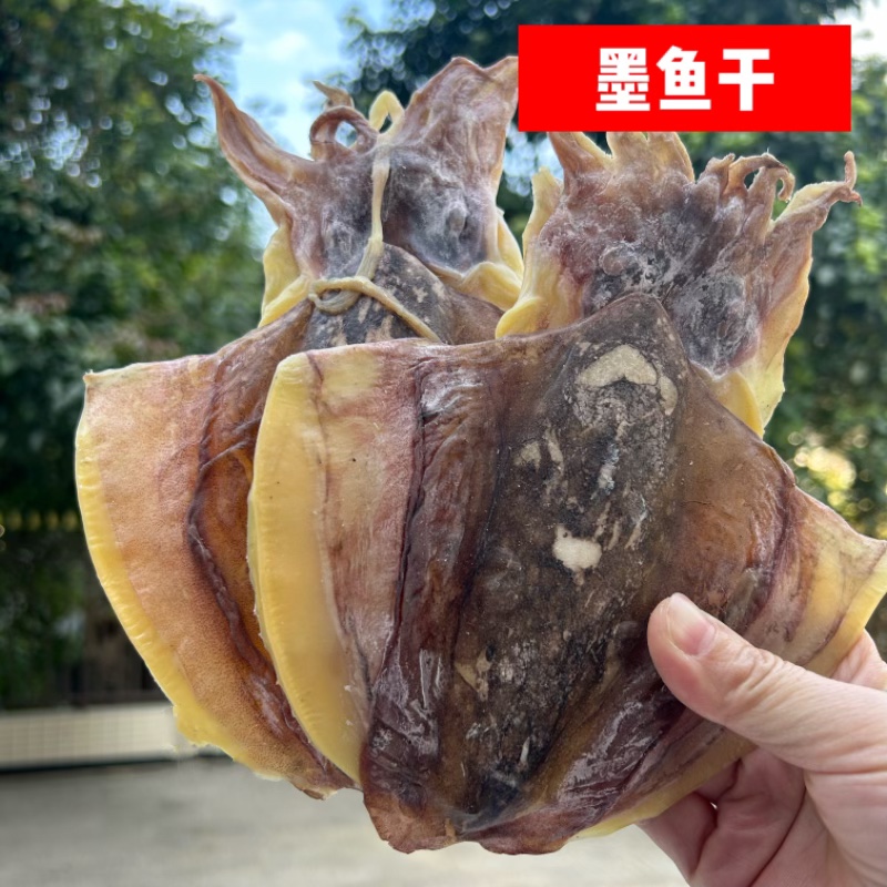 广东湛江精选特级中大号淡晒淡水墨鱼干干货特级煲汤特产500g包邮