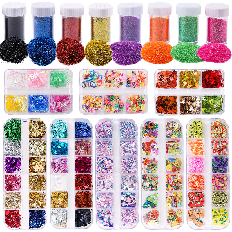 23 Styles Resin Accessories Decoration With Resin Glitter
