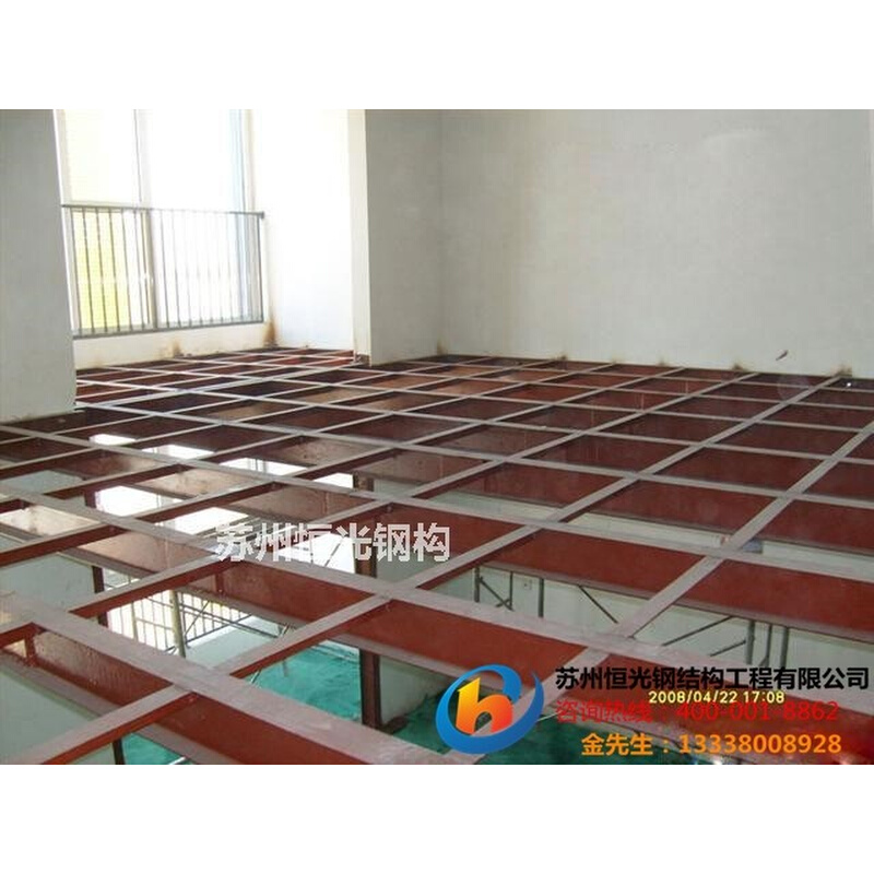 苏州钢结构楼梯平台钢结构 设备平台钢结构夹层阁楼