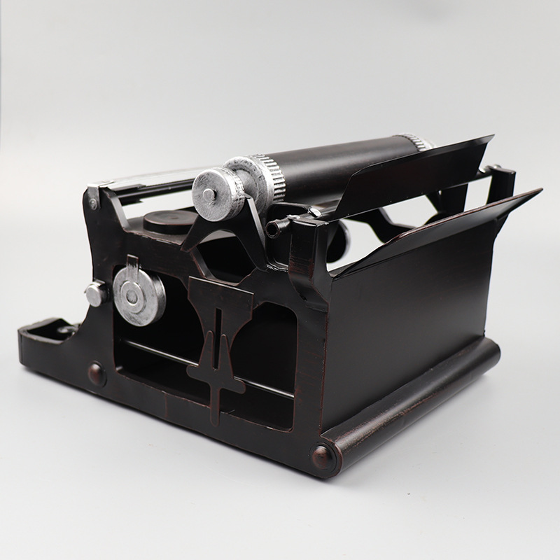 极速复古古董老式打字机模型铁艺书店橱窗怀旧老物件摆件摄影道具