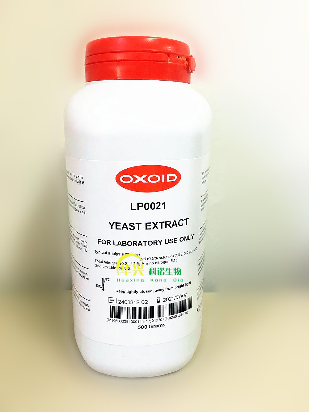 实验试剂   Oxoid原装 酵母粉提取物   LP0021 500g