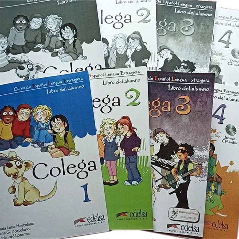 新品西语Colega儿童分级教材点读版套装 小达人通用万能英语点读