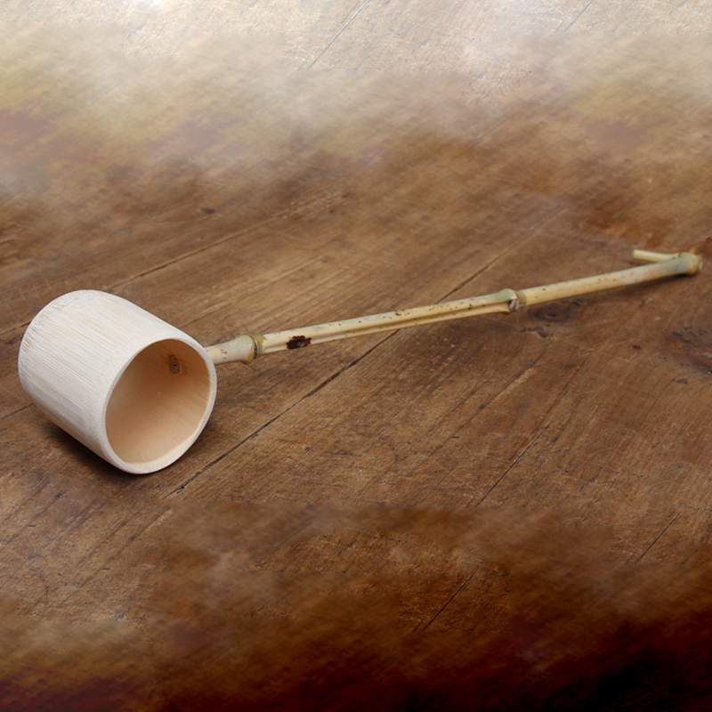 天然手工定制酒提子汤勺大号茶勺竹水舀艺术个性长柄茶竹水瓢家用