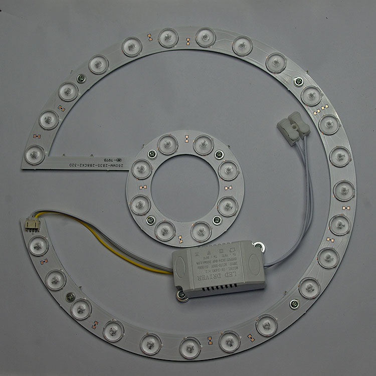 led吸顶灯芯改造灯板无极调光圆形超亮节能遥控灯带灯盘贴片智能