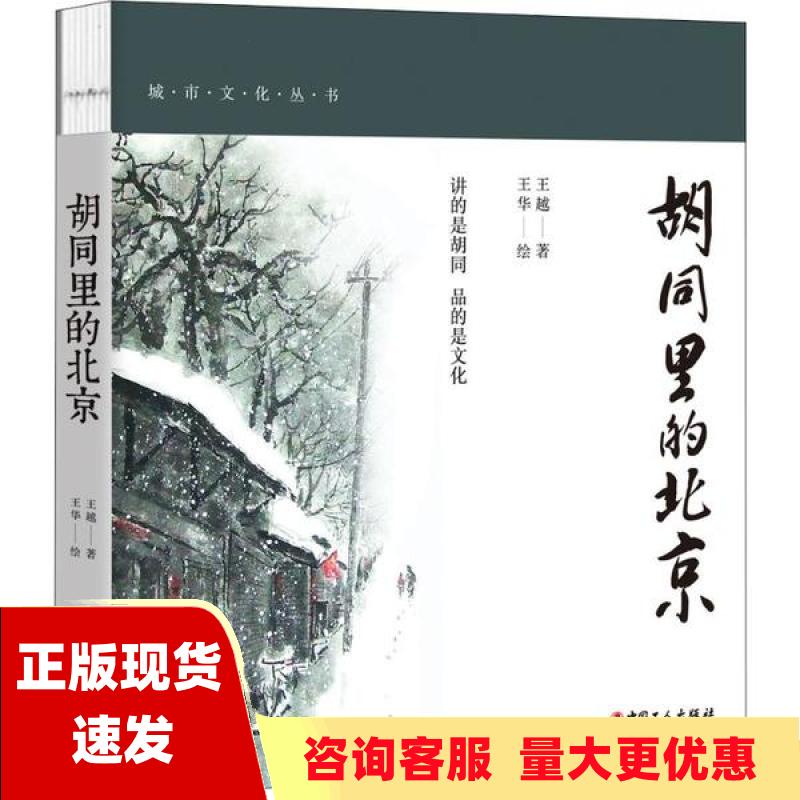 【正版书包邮】胡同里的北京王越王华中国工人出版社