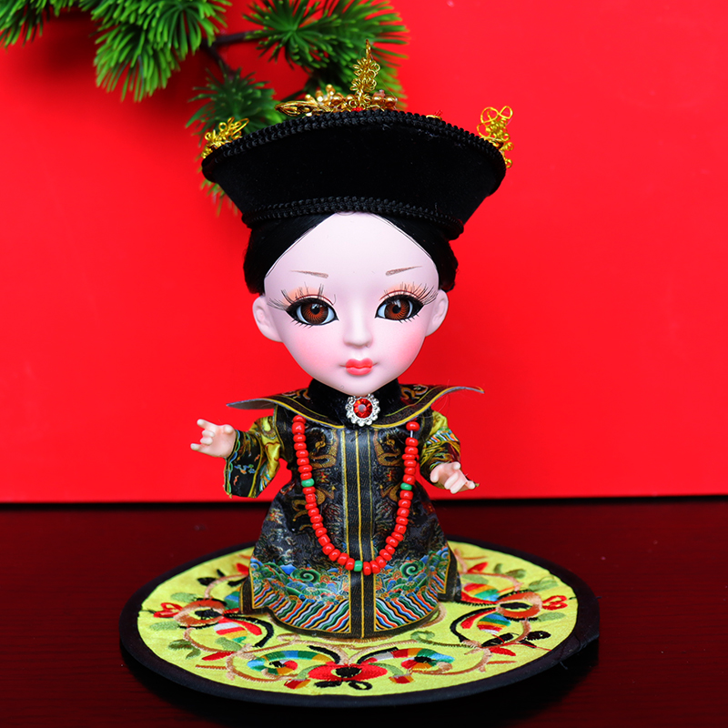 新款绢人北京礼品中国风手工娃娃出国礼品送老外礼物生日礼物创意