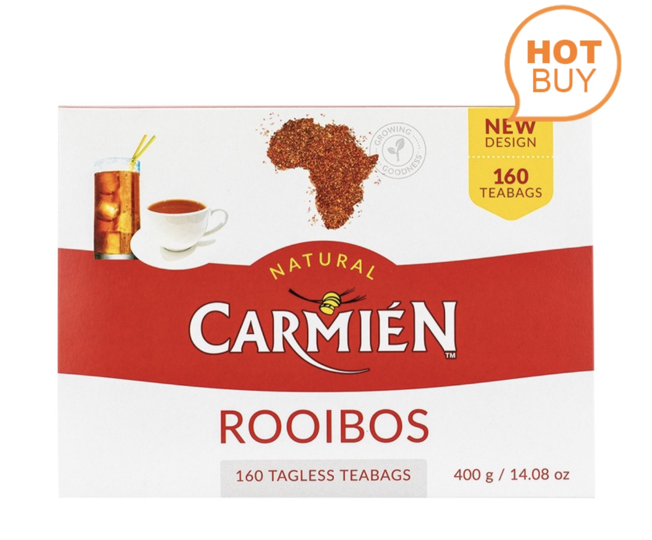 台湾正品直邮 Carmien 南非博士茶 2.5公克 X 160入 好市专柜多