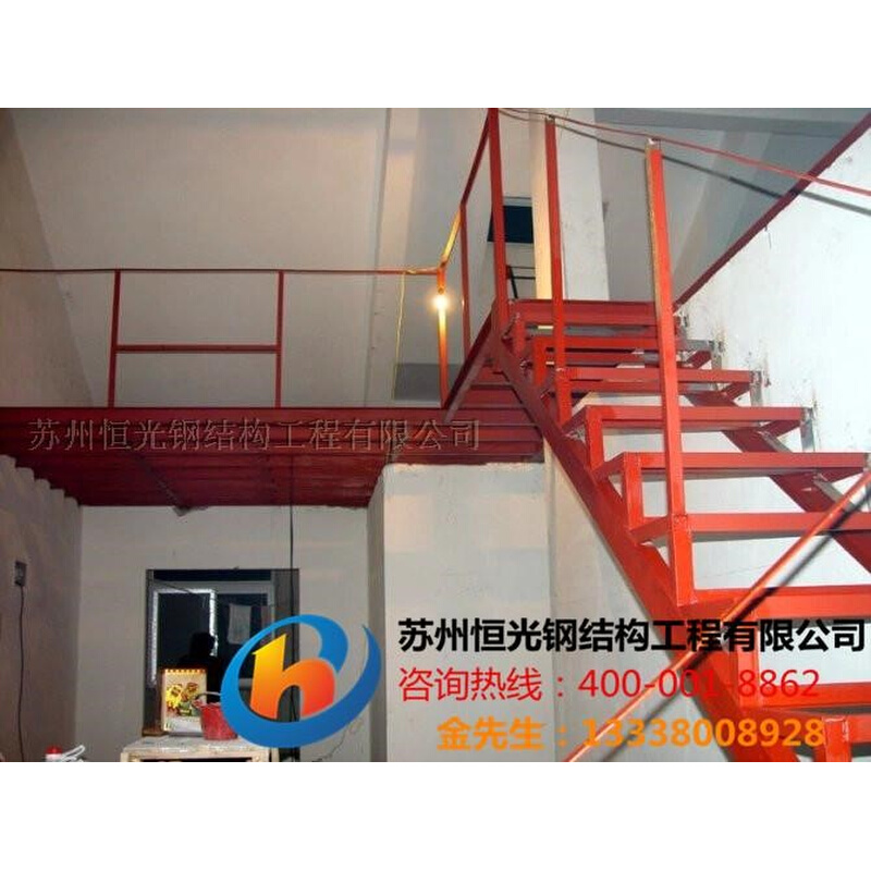 苏州钢结构楼梯搭建室外钢楼梯钢结构楼梯安装焊接