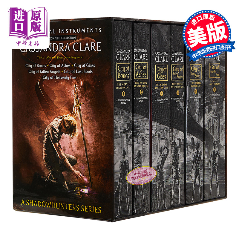 现货 圣杯神器套装1-6 英文原版 The Mortal Instruments, the Complete Collection: City of Bones 英语文学科幻小说 Cassandra