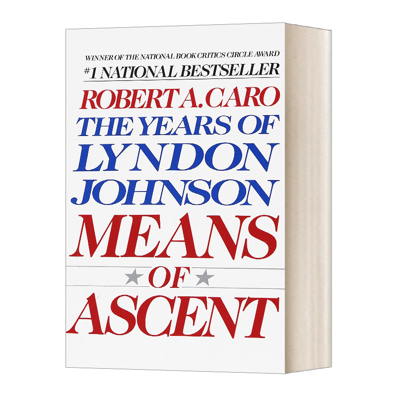 英文原版 Means of Ascent The Years of Lyndon Johnson II 林登·约翰逊传2 美剧纸牌屋原型 英文版 进口英语原版书籍