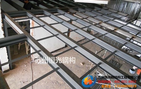 苏州钢结构楼梯平台钢结构阁楼塔建室内钢结构阁楼