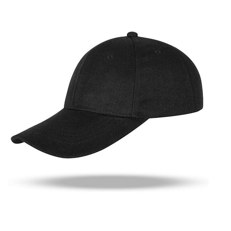 鸭舌帽大头帽子显脸男女户外时尚防晒魔术贴棒球帽六片帽CF811