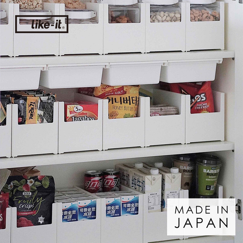 日本进口橱柜收纳盒厨房水槽下杂物整理盒桌面直角储物盒收纳筐