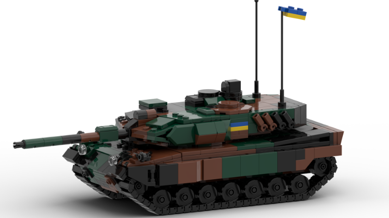 MOC-164761豹2坦克模型军事系列 适用乐高拼装益智积木玩具套装男