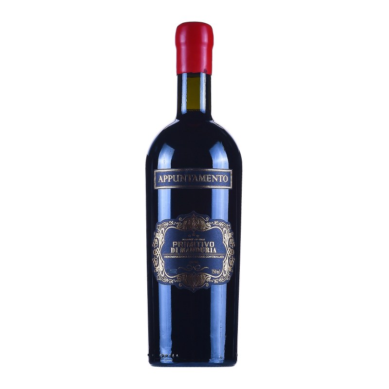 原瓶原装进口阿曼托-普里米蒂沃干红葡萄酒单支装750ml