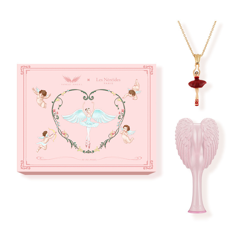 TangleAngel天使王妃梳子LN芭蕾女孩项链联名礼盒送女友生日礼物