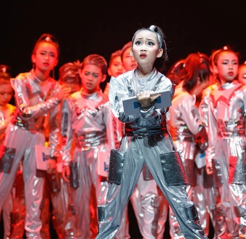 小荷风采儿童AI逐梦演出服中小学生舞蹈服宇航员航天科技感表演服