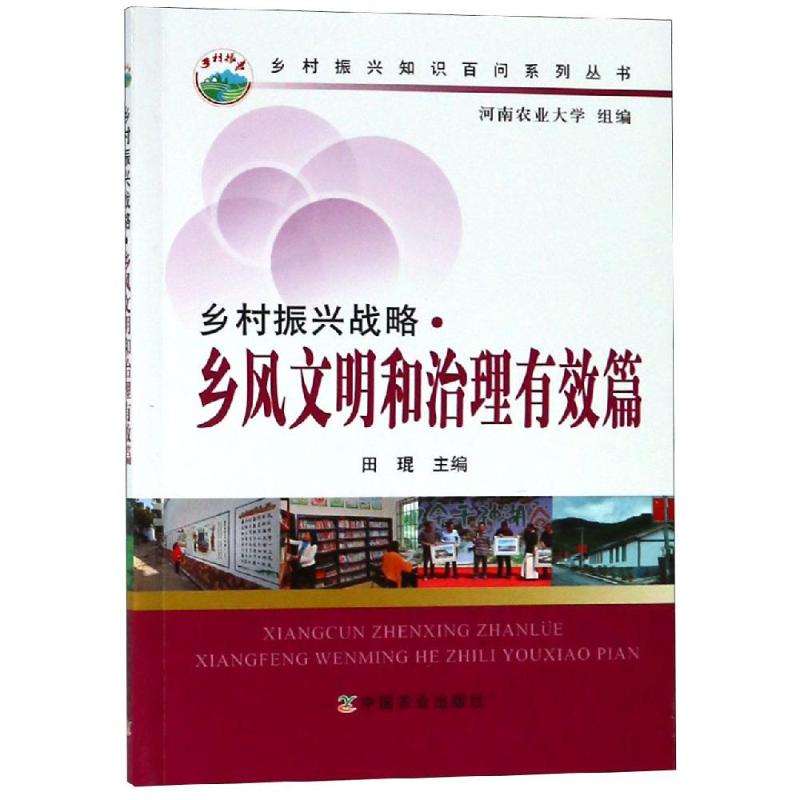 乡村振兴战略:乡风文明和治理有效篇 王宜伦 著 中国农业出版社