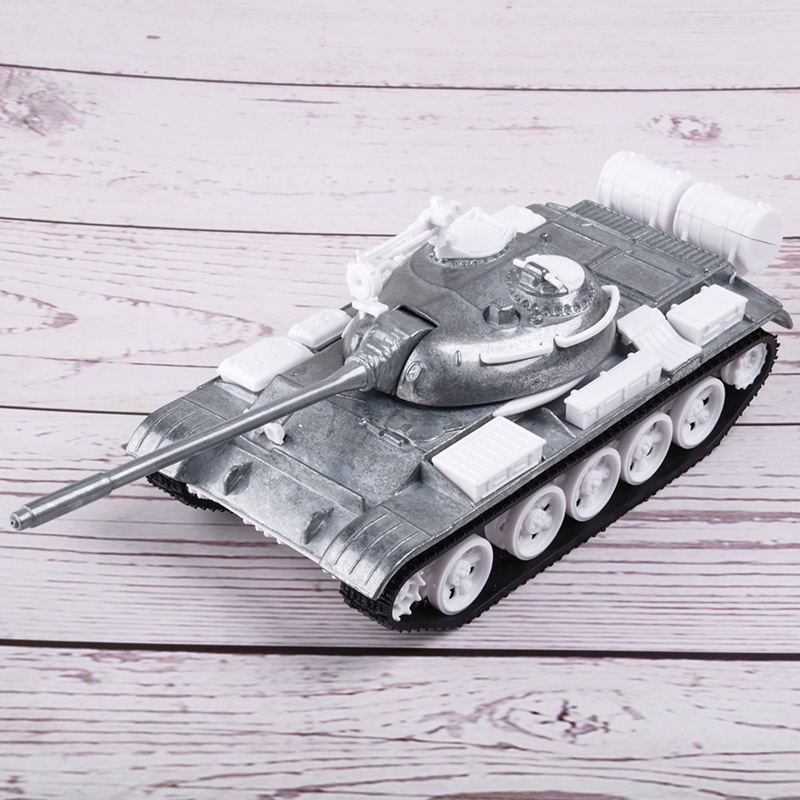 高档乐加T55合金坦克模型摆件1:43仿真金属59式军事战车玩具坦克