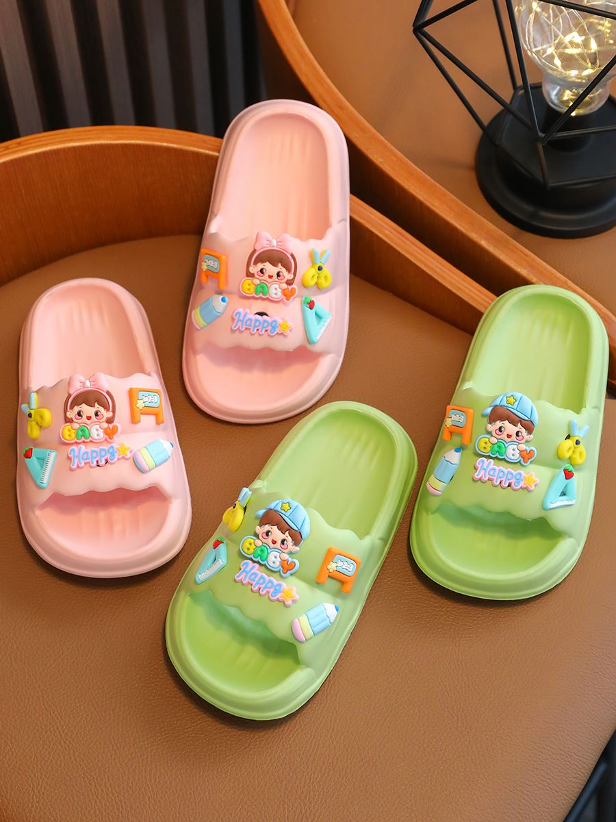 儿童拖鞋夏季 EVA卡通女童公主家居防滑中小童软底男童宝宝凉拖鞋