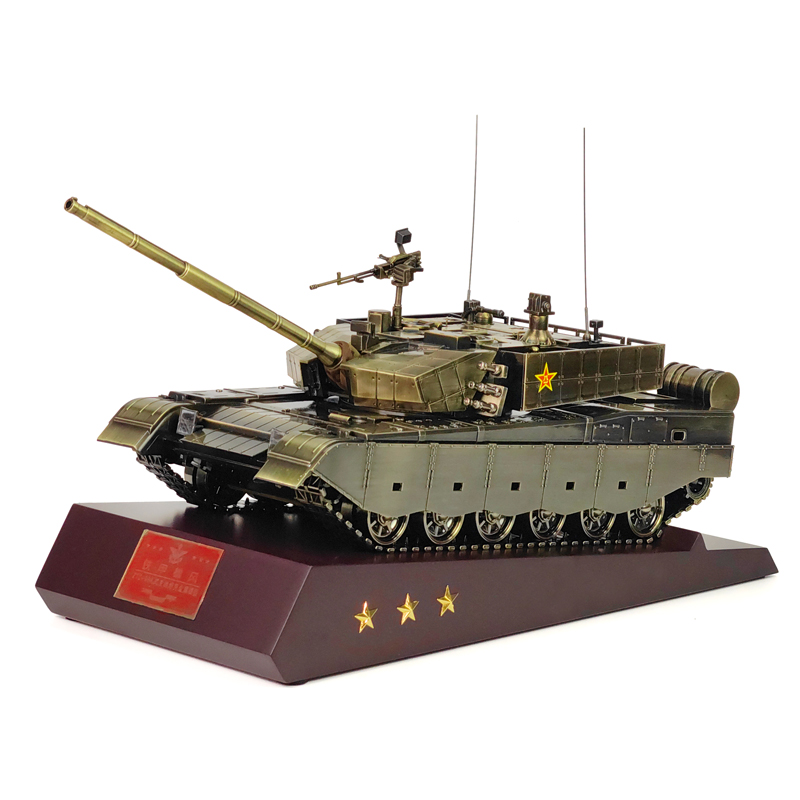 正品1:24/26 99a式主战坦克模型合金仿真履带式九九坦克战车军事