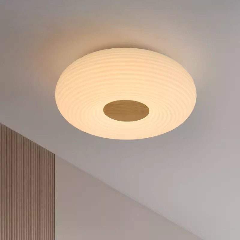 新款吸顶灯现代简约创意设计卧室灯具北欧极简条纹艺术家用主卧灯