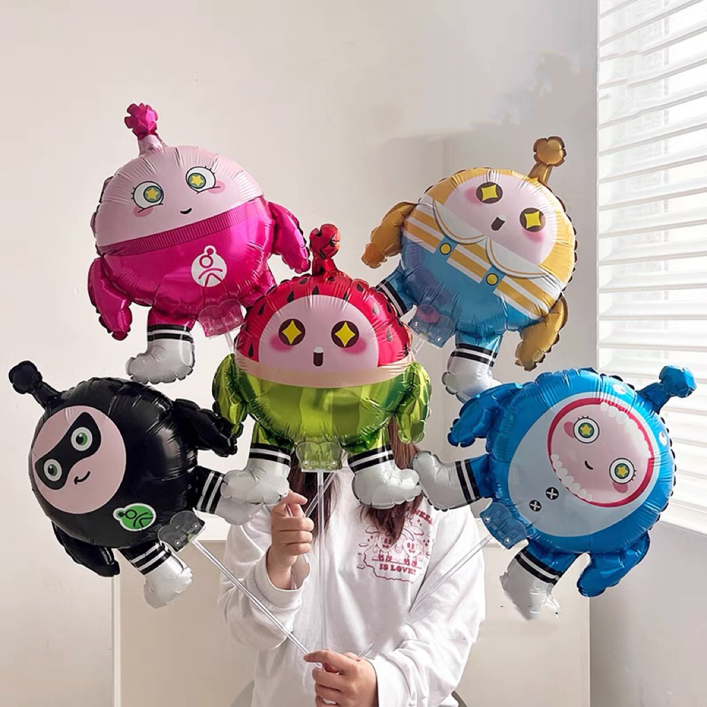 24年新款手持气球蛋仔派对氛围装饰户外野营儿童生日礼物教室装扮