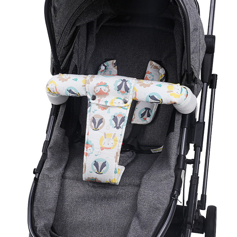 婴儿推车前护裆防滑伞车腿跨裆部带宝宝推车配件扶手套延长安全带