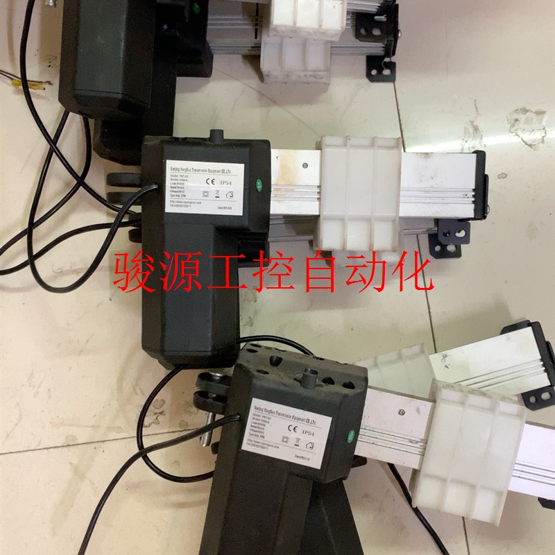 新品南京永诺 电动推杆YNT-02 直流24V涡轮蜗杆静音滑块推议价