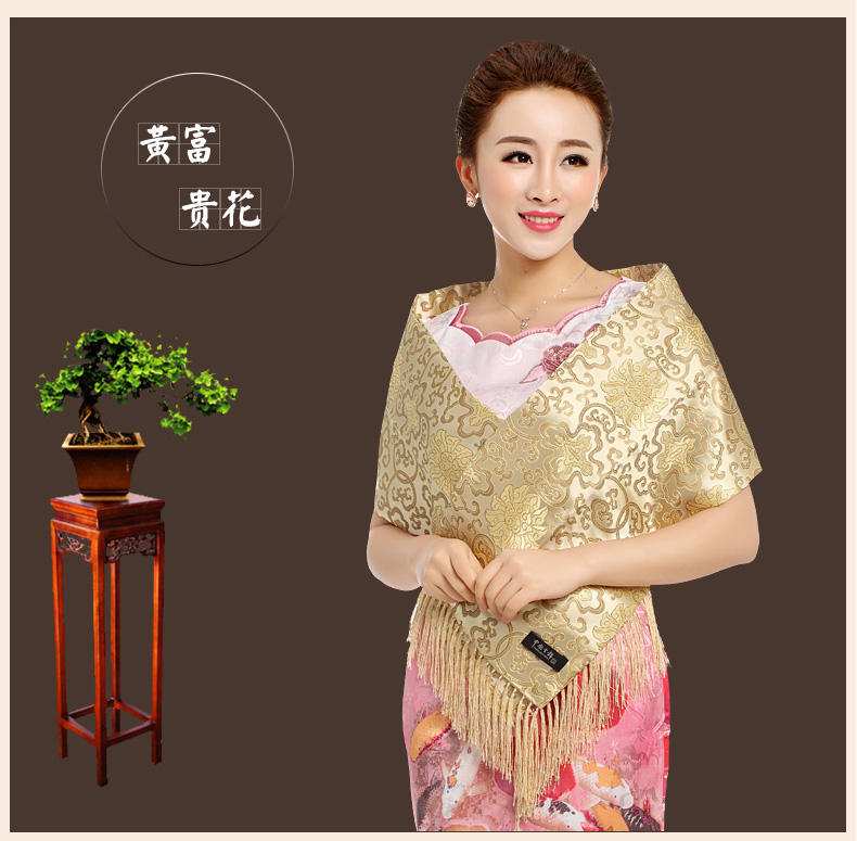 南京刺绣围巾中国风传统工艺品南京特色纪念品出国送老外礼品