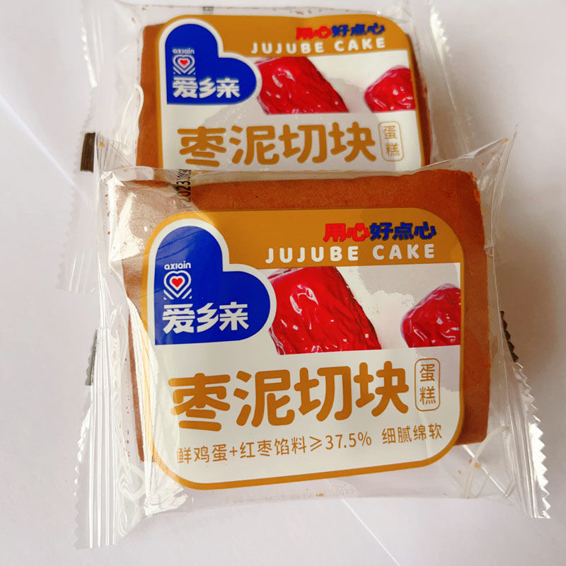 爱乡亲老北京枣糕特产面包枣泥切块枣沙蛋糕早餐零食品整箱