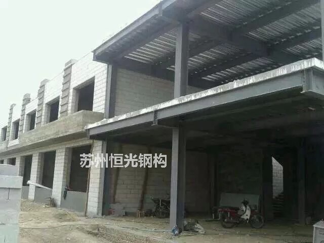 苏州钢结构阁楼搭建阳光房钢结构加二层钢结构阁楼制作公司