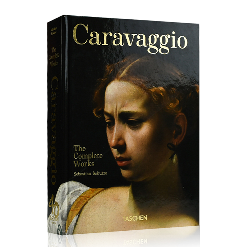 【现货】塔森TASCHEN Caravaggio40周年精装版卡拉瓦乔作品全集意大利文艺复兴巴洛克风格美术艺术绘画油画画册英文进口原版图书
