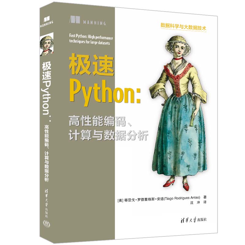 极速Python 高性能编码 计算与数据分析 数据科学与大数据技术 Python性能提升教程书 编写Python代码的操作指南 清华大学出版社