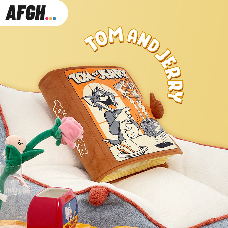 华纳正版授权猫和老鼠Tom Jerry经典漫画书抱枕立体靠垫坐垫