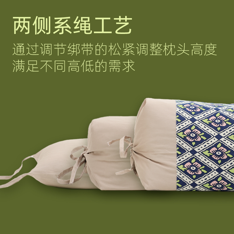 厂销原野春荞全荞麦枕睡眠枕家用护头颈枕荞麦壳枕头高枕硬可调节