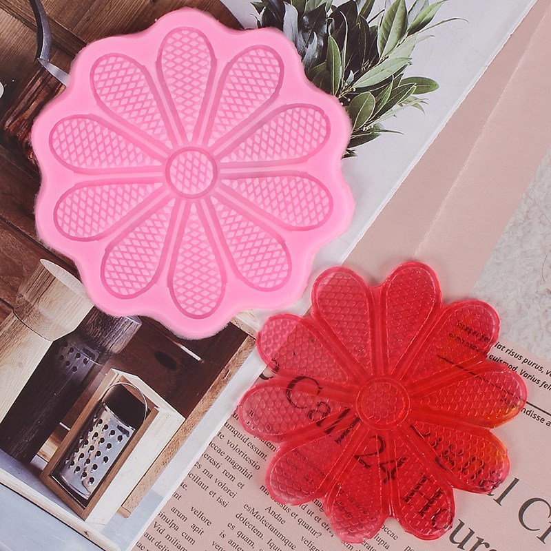 网红Flower Mandala Silicone Molds Designer DIY Clay Jewelry