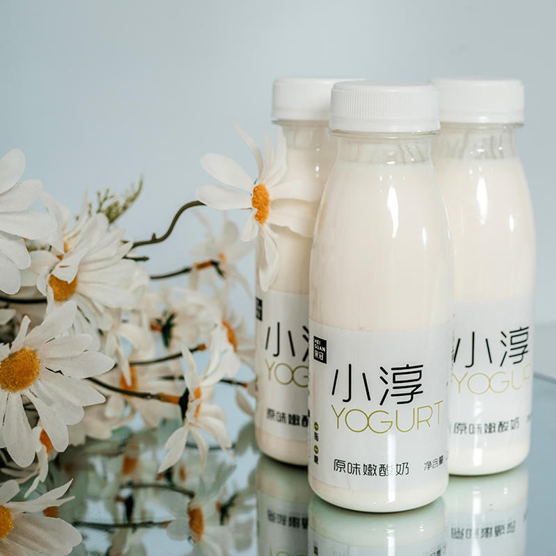 新品系列优格小淳酸奶280克8瓶酸奶一箱内蒙古大草原酸牛奶