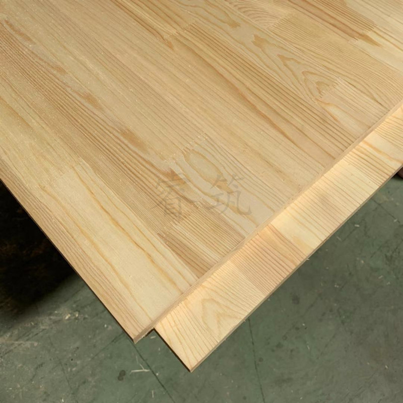 品20mm花纹 E0级 樟子松拼接板实木集成板材家具板插接板橱柜拼促