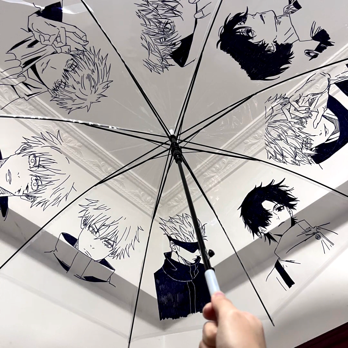 五条悟二次元周边雨伞动漫绘画痛伞夏油杰高颜值折叠雨伞晴雨伞