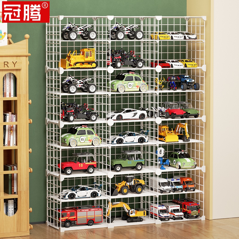 车模展示架儿童玩具车分层收纳乐高玩具合金汽车模型手办陈列架子