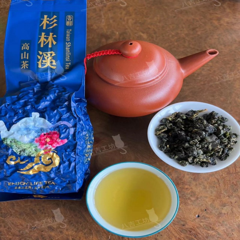 2023年新冬茶台湾原产高山茶叶杉林溪乌龙茶香浓味厚冷泡热泡皆可