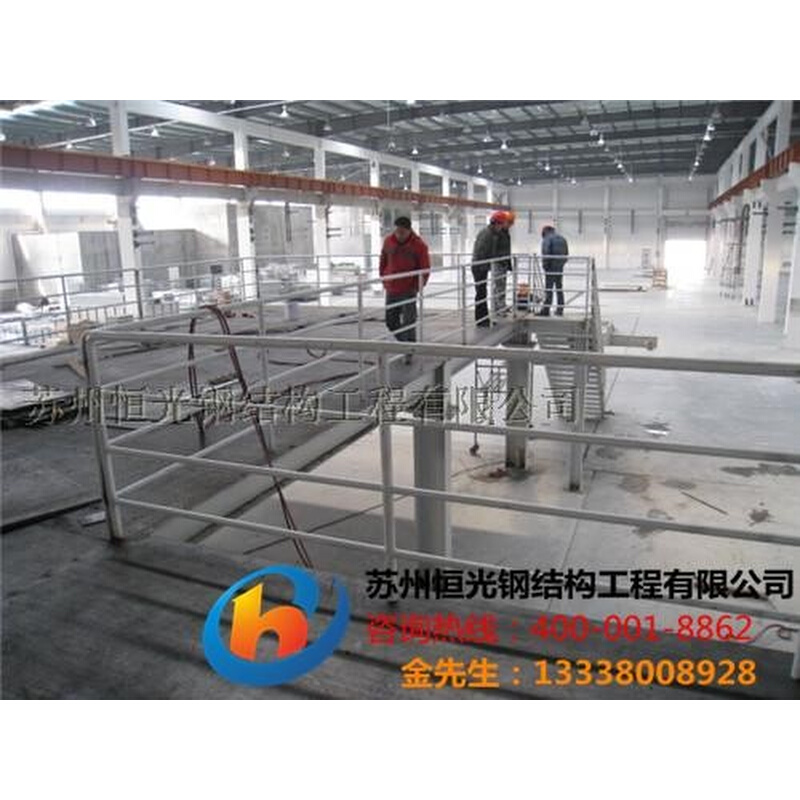 苏州钢结构楼梯平台钢结构加层制作钢结构阁楼加层