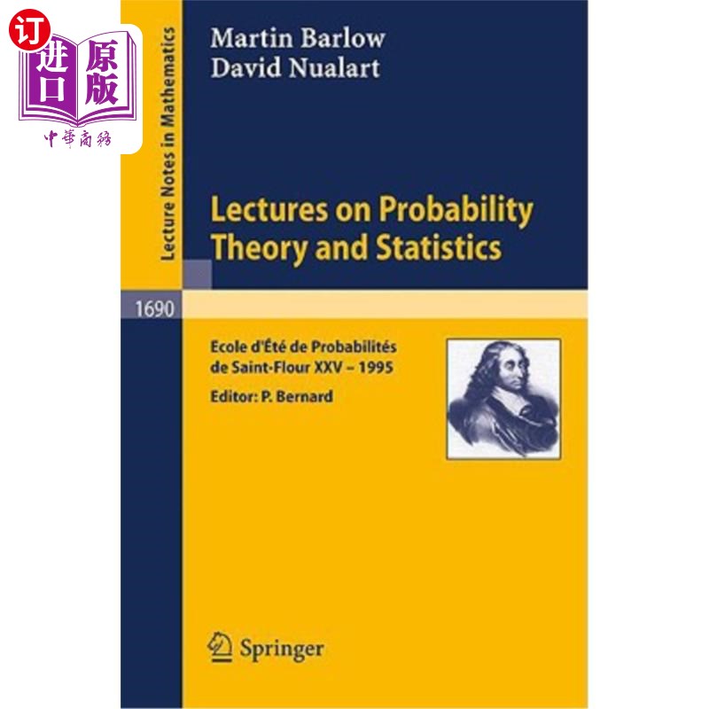 海外直订Lectures on Probability Theory and Statistics: Ecole d'Ete de Probabilites de Sa