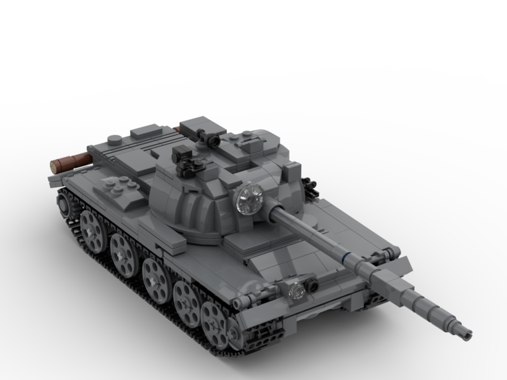 MOC-54854 T-62坦克模型军事 适用乐高小颗粒拼装积木玩具套装男